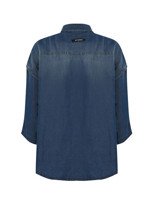 Camicia Military in denim Roy Roger's | RND90157D6920111C0999